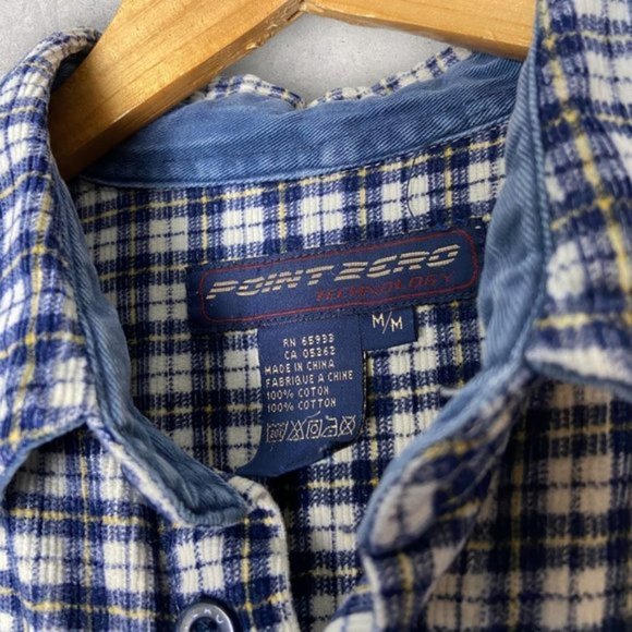 Vintage Button Down Plaid Corduroy Shacket - Picture 3 of 5